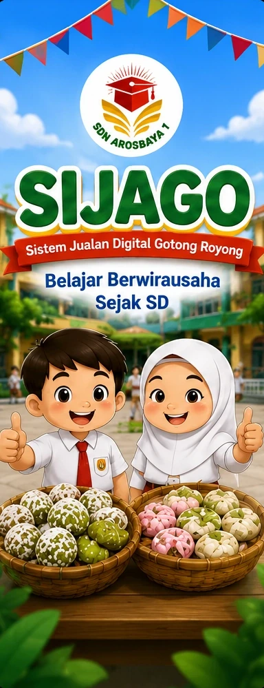 SIJAGO, Sistem Jualan Digital Gotong Royong, belajar berwirausaha sejak SD