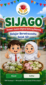 SIJAGO, Sistem Jualan Digital Gotong Royong, belajar berwirausaha sejak SD